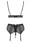 Preview: BH, Strumpfhaltergürtel und String - Collection black sin Preview: BH, Strumpfhaltergürtel und String - Collection black sin