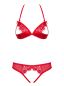 Preview: BH und String ouvert - rot - Collection Emma