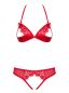 Preview: BH und String ouvert - rot - Collection Emma