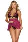 Preview: Babydoll DR11033 raspberry Preview: Babydoll DR11033 raspberry