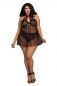 Preview: Babydoll DR11796 schwarz