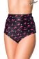 Preview: Badehoeschen High Waist schwarz-rosa 1-50194-060 Preview: Badehoeschen High Waist schwarz-rosa 1-50194-060