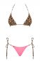 Mobile Preview: Bikini California rosa/leopard