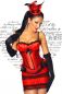 Preview: Burlesque-Corsage rot-schwarz 1-11863-018 Preview: Burlesque-Corsage rot-schwarz 1-11863-018