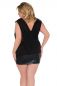 Preview: Chmise mit Wetlook-Saum und Tüll Preview: Chmise mit Wetlook-Saum und Tüll