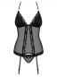 Preview: Corsage - schwarz - Collection Selena Preview: Corsage - schwarz - Collection Selena