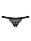 Preview: Crotchless Thong - schwarz - Collection Paula