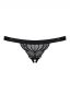Preview: Crotchless Thong - schwarz - Collection Paula