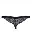 Preview: Crotchless Thong - schwarz - Collection Paula