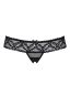 Mobile Preview: Crotchless Thong - schwarz - Collection Maxime