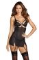 Preview: Garter Dress DR12176 schwarz schwarz 2-6948 Preview: Garter Dress DR12176 schwarz schwarz 2-6948