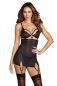 Preview: Garter Dress DR12176 schwarz schwarz 2-6948