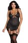 Preview: Garter Dress DR12176X schwarz schwarz 2-6949 Preview: Garter Dress DR12176X schwarz schwarz 2-6949