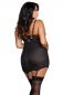 Preview: Garter Dress DR12176X schwarz Preview: Garter Dress DR12176X schwarz