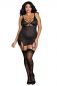Preview: Garter Dress DR12176X schwarz Preview: Garter Dress DR12176X schwarz