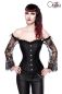 Preview: Gothic-Corsage mit Aermeln aus Spitze schwarz 1-90001-002 Preview: Gothic-Corsage mit Aermeln aus Spitze schwarz 1-90001-002