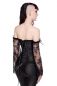 Preview: Gothic-Corsage mit Ärmeln aus Spitze Preview: Gothic-Corsage mit Ärmeln aus Spitze
