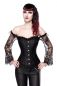 Preview: Gothic-Corsage mit Ärmeln aus Spitze Preview: Gothic-Corsage mit Ärmeln aus Spitze