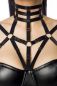 Preview: Harness-Wetlook-Set mit ausgestelltem Rock Preview: Harness-Wetlook-Set mit ausgestelltem Rock