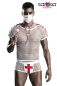 Preview: Hot Doctor Kostuem von Saresia MEN roleplay weiss-rot 1-18273-029