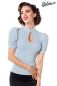 Preview: Jersey-Bluse hellblau 1-50056-185 Preview: Jersey-Bluse hellblau 1-50056-185