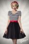 Preview: Jersey Kleid schwarz-weiss 1-50025-010 Preview: Jersey Kleid schwarz-weiss 1-50025-010