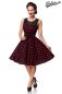 Preview: Kleid mit Dots schwarz-rot 1-50301-021 Preview: Kleid mit Dots schwarz-rot 1-50301-021