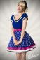 Preview: Kleid mit Guertel blau-rosa-weiss 1-50031-248 Preview: Kleid mit Guertel blau-rosa-weiss 1-50031-248