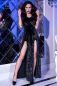 Mobile Preview: Kleid mit Kapuze CR4302 schwarz schwarz 2-6412