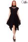 Preview: Kleid mit Spitzeneinsatz schwarz 1-93000-002