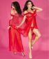 Preview: Langes Babydoll CR3716 rot Preview: Langes Babydoll CR3716 rot