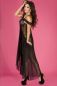 Preview: Langes Babydoll CR3716 schwarz Preview: Langes Babydoll CR3716 schwarz
