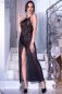 Preview: Langes Kleid CR4269 schwarz Preview: Langes Kleid CR4269 schwarz