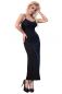Preview: Langes Kleid CR4379 schwarz Preview: Langes Kleid CR4379 schwarz