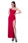 Preview: Langes Kleid CR4443 rot