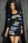 Preview: Minikleid CR3535 schwarz-blau schwarz- blau- weiss 2-4565 Preview: Minikleid CR3535 schwarz-blau schwarz- blau- weiss 2-4565