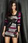 Preview: Minikleid CR3535 schwarz-pink schwarz- pink- weiss 2-4566 Preview: Minikleid CR3535 schwarz-pink schwarz- pink- weiss 2-4566