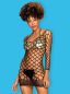 Preview: Minikleid D606 schwarz schwarz 2-6987