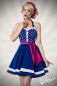 Preview: Neckholder Kleid blau-rosa-weiss 1-50030-248 Preview: Neckholder Kleid blau-rosa-weiss 1-50030-248