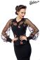 Preview: Netz-Bluse schwarz-bunt 1-50077-226 Preview: Netz-Bluse schwarz-bunt 1-50077-226
