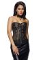 Preview: Netz-Corsage schwarz 1-14239-002 Preview: Netz-Corsage schwarz 1-14239-002