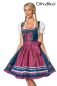 Preview: Premium Dirndl blau-dunkelrot 1-70018-298 Preview: Premium Dirndl blau-dunkelrot 1-70018-298