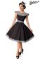 Preview: Premium Vintage Swing-Kleid schwarz-weiss 1-50173-010