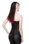 Preview: Punk/Gothic-Corsage aus Brokat Preview: Punk/Gothic-Corsage aus Brokat