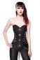 Preview: Punk/Gothic-Corsage aus Brokat Preview: Punk/Gothic-Corsage aus Brokat