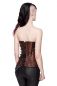 Preview: Punk/Gothic-Corsage aus Brokat Preview: Punk/Gothic-Corsage aus Brokat