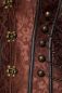 Preview: Punk/Gothic-Corsage aus Brokat Preview: Punk/Gothic-Corsage aus Brokat