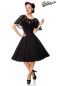 Preview: Retrokleid mit Cape schwarz 1-50213-002 Preview: Retrokleid mit Cape schwarz 1-50213-002