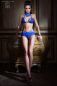 Preview: Spitzen-Set CR3786 blau