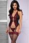 Preview: Spitzen-Set CR4635 schwarz-rot schwarz-rot 2-7427